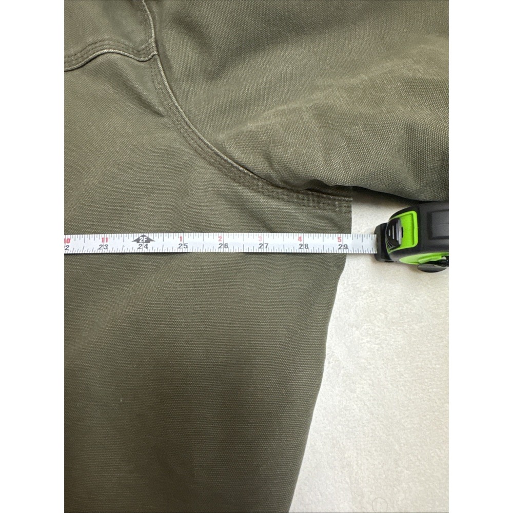 Vintage Carhartt Sherpa Jacket‎ C61 ARG Size 2XL Army Green - Picture 6 of 16